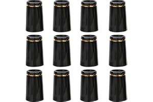 SummerHouse Golf Iron Ferruls Solid Color Black Red Blue Orange with Chrome Ring for 0.355'' Tapered 0.370'' Parallel Graphite Steel Shaft