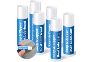 Fiada Snap and Zipper Lubricant, Wax Marine Lube Maintenance Supplies for Boat Vinyl Panels, Canvas, Bimini, Backpacks, Jackets, Wetsuit, Drysuit
