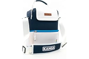 Kanga Insulated Cooler Bag - Soft Cooler Bag - 6 or 12 Can Beer and Seltzer Drink Cooler - Insulated Leak Proof and Durability Tested - Kanga Pouch Cooler