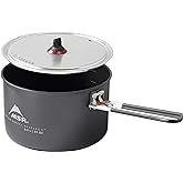 MSR 2.5 Liter Nonstick Ceramic Coated Solo Camping Cook Pot | Ceramic 2.5L Pot