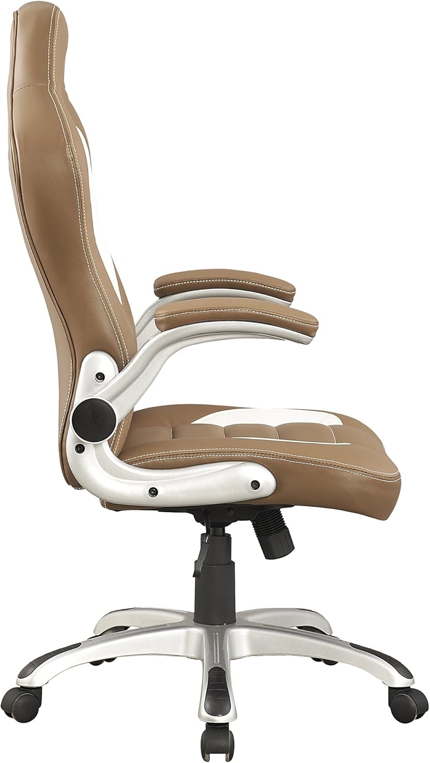 Amazon Com Techni Mobili Sport Race Executive Chair Camel Home Kitchen