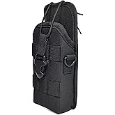 YNIBST Versatile Walkie Talkie Holster Molle Radio Pouch Large Radio Holder for Motorola Baofeng Cobra Uniden Handheld Two Way Radio Ham CB Radio