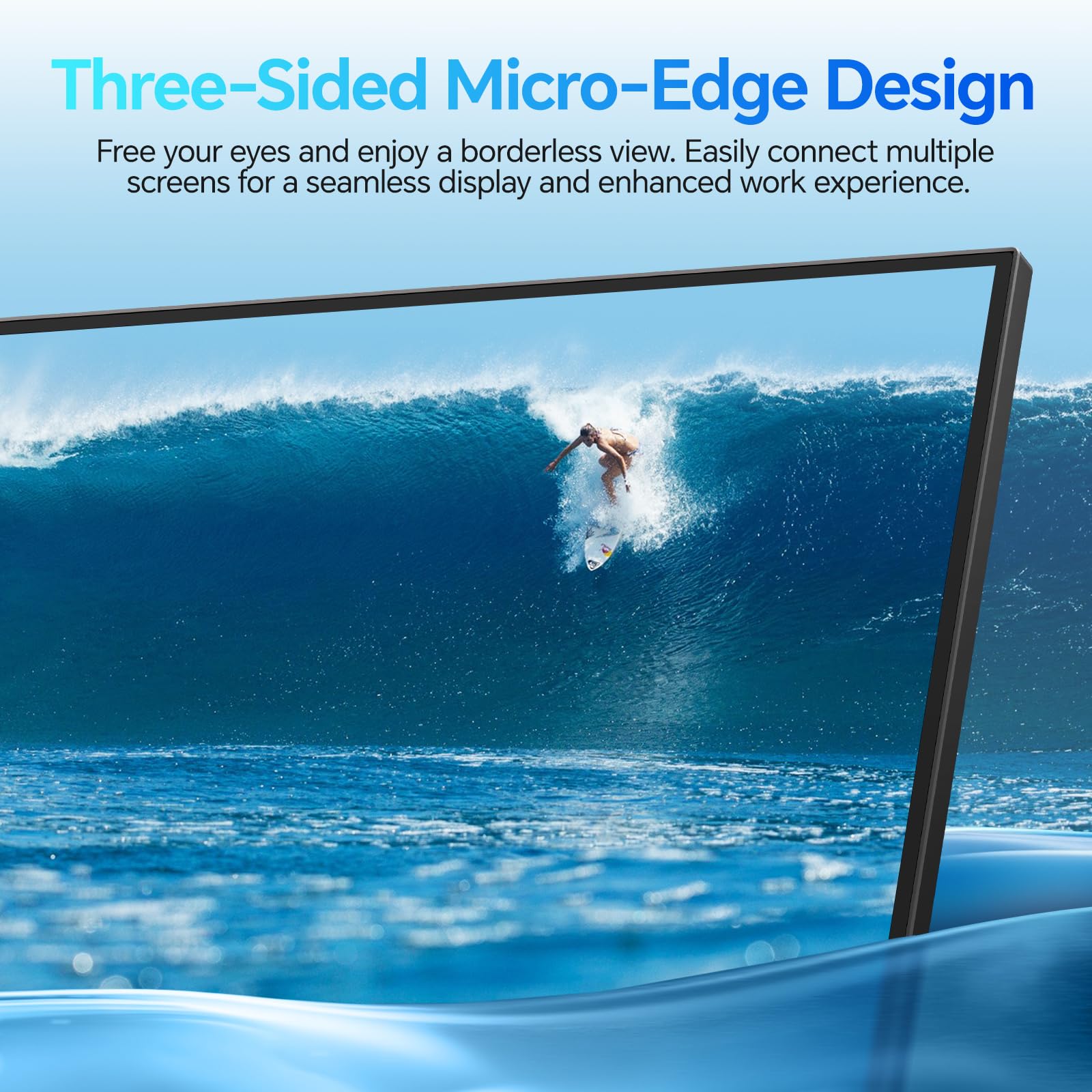 Koorui E2711K Side Profile Showing Slim Design And Stand