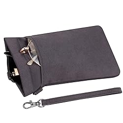 FINTIE Double Eyeglasses Pouch with Carrying
