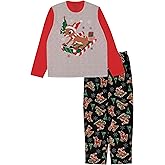 Rudolph the Red Nosed Reindeer womens 2-piece Pajama Set, Matching Family Holiday Pajamas, Soft & Comfortable