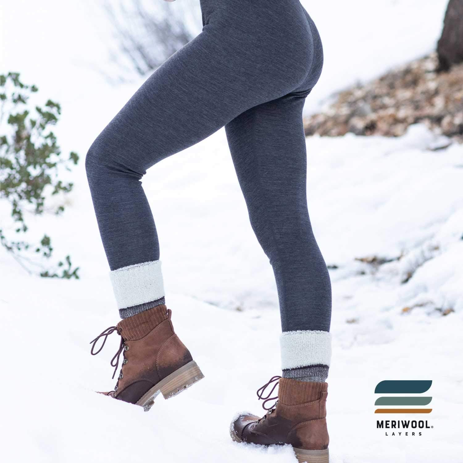 MERIWOOL Womens Merino Wool Base Layer Thermal Pants: Clothing