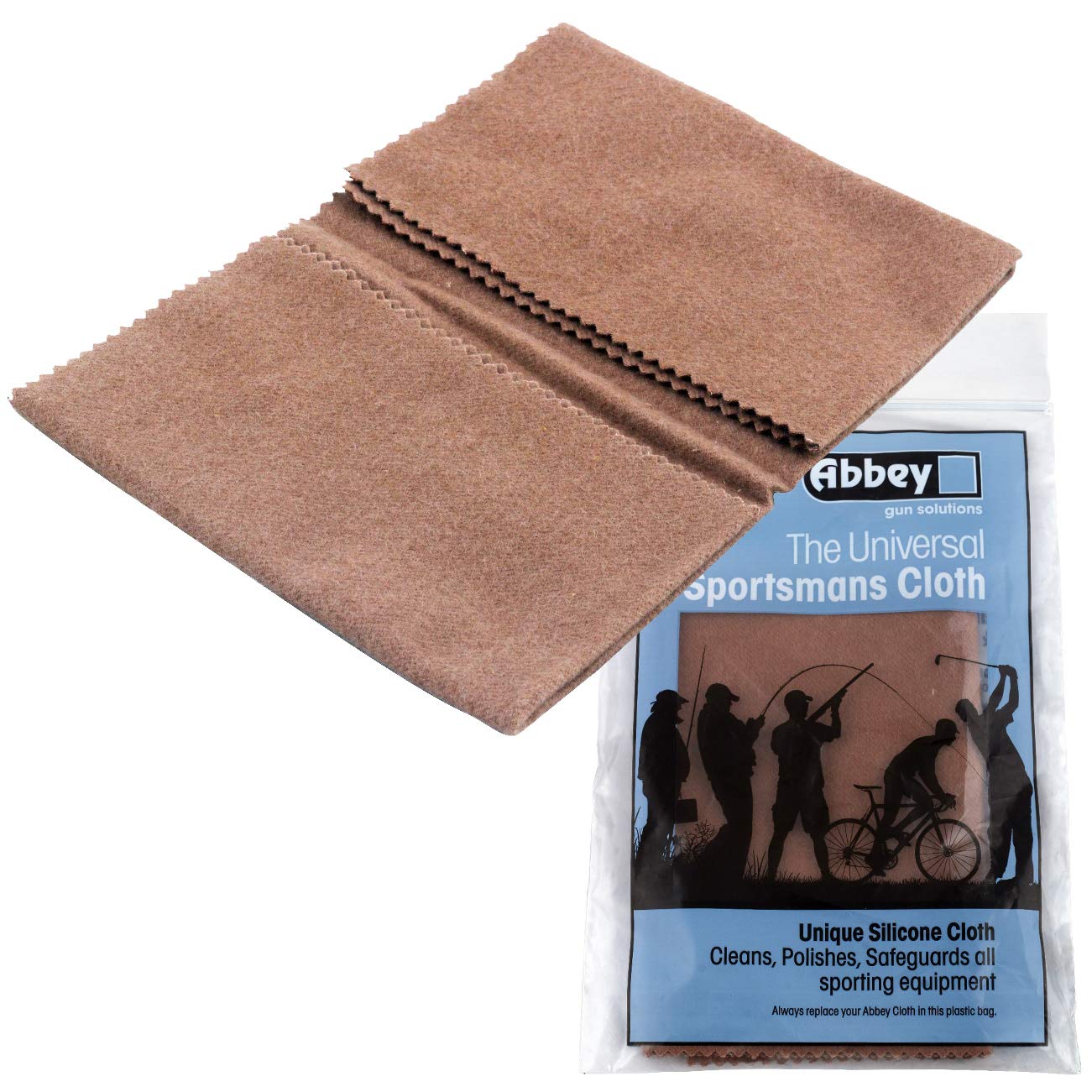 Abbey Universal Sportsmans Silicone Cloth - Gun Cleaning Shooting Rifle Shotgun