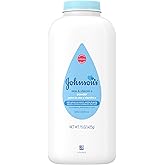 Johnson’s Baby Powder with Naturally Derived Cornstarch Aloe & Vitamin E, Hypoallergenic, 15 oz