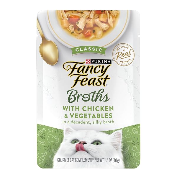 PURINA FANCY FEAST BROTHS CLASSIC WITH CHICKEN AND...