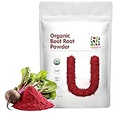 Unleash’d Organic Beet Root Powder 16 oz – 100% Pure Raw Superfood, Non-GMO, Nutrient-Rich Energy & Circulation Support