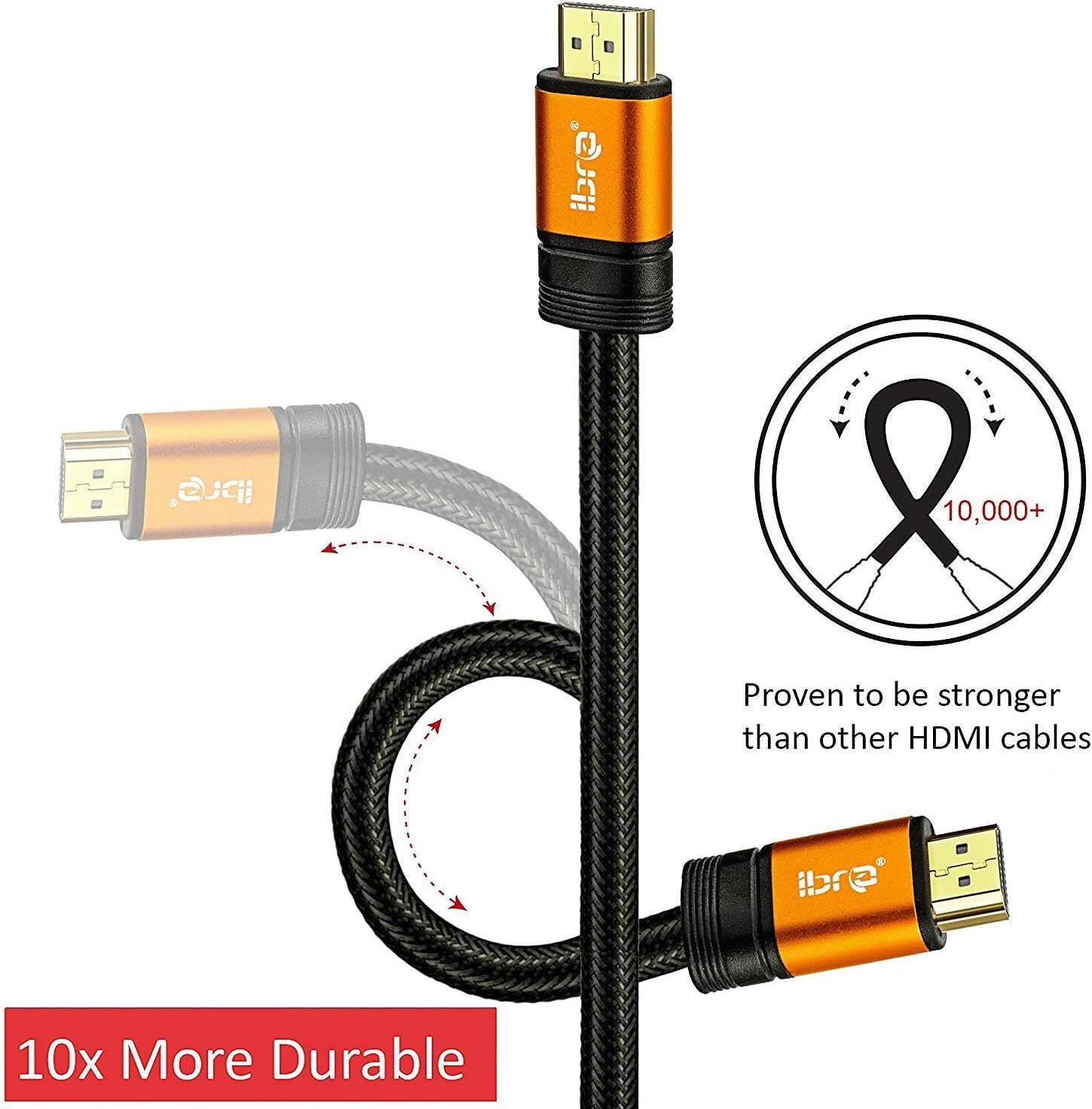 4K HDMI Cable 20M HDMI Lead Ultra HighSpeed 18Gbps HDMI 2.0b Cord 4K