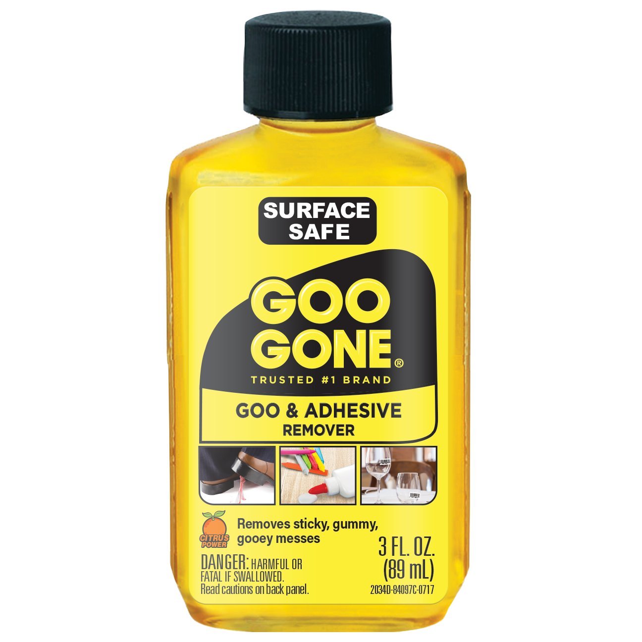 Goo Gone Original - Adhesive Remover - 3 Fl. Oz.: Grocery & Gourmet Food