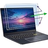 2 Pack 16 Inch 16:10 Anti Blue Light Laptop Screen Protector, Reduce Eye Strain Anti Glare Screen Protector for 16’’ with 1920x1200 Resolution Laptops, Not for 16.1''