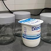 Severin EG 3517 - Vasos de repuesto para yogurtera con tapa, 8 ...