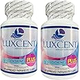 Generic 2 Bottles Luxcent Glutathione Plus Capsules 1800mg, 60 Count