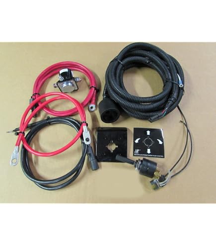 Snow Plow Motor Power Cable With Plug - Red & Black Wire Replacement For Meyer Plows (OEM# 15670) - View #5