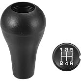 uxcell 1 Set 5 Speed Manual Transmission Shift Knob with Insert for Dodge Dakota 1994-2009 for Dodge Durango 1998-2000 No.52104174/4446921