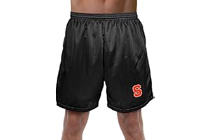 CAMPUS LAB Collegiate Official NCAA Men's Athletic Mesh Lined Workout Gym Shorts 7" Inseam Primary Logo Collection