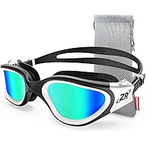 Seago Lunettes De Natation Anti-Fuite Anti-Buée Pour Adultes Hommes Femmes Jeunes Juniors Avec Joint En Silicone Doux, Protection UV Étanche 180A Vision Claire, Lunettes De Piscine Triathlon