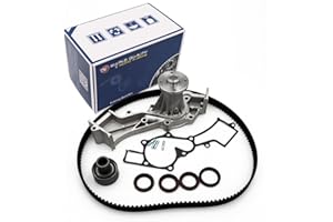 WQ W&Q AUTO PARTS Timing Belt Water Pump Kit fits for 1996-2000 For Nissan Pathfinder,For Infiniti QX4, 1999-2004 For Nissan Frontier, Xterra 3.3L 12V V6 SOHC