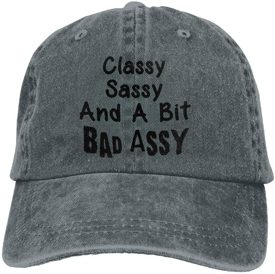 Liumiang New Baseball Caps Classy Sassy and A Bit Bad Assy Cotton Personalized Snapbacks Hats Sports Cap Lightweight Breathable Soft