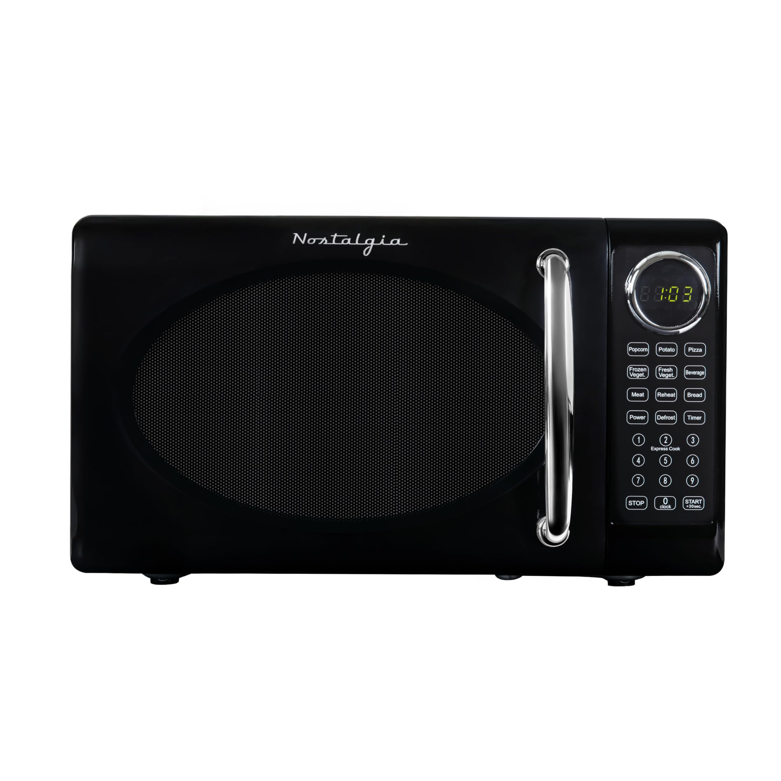 Nostalgia Retro Microwave Oven 0.7 Cu Ft, 700-Watt