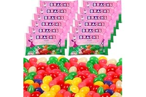 YUMZO Jelly Beans, 9oz Bag of BrachsJelly Beans Candy, Deliciously Vibrant Flavors of Jelly Beans Individually Wrapped, Perfect Assorted Candy jelly beans for Easter Basket Treats, 12 Pack