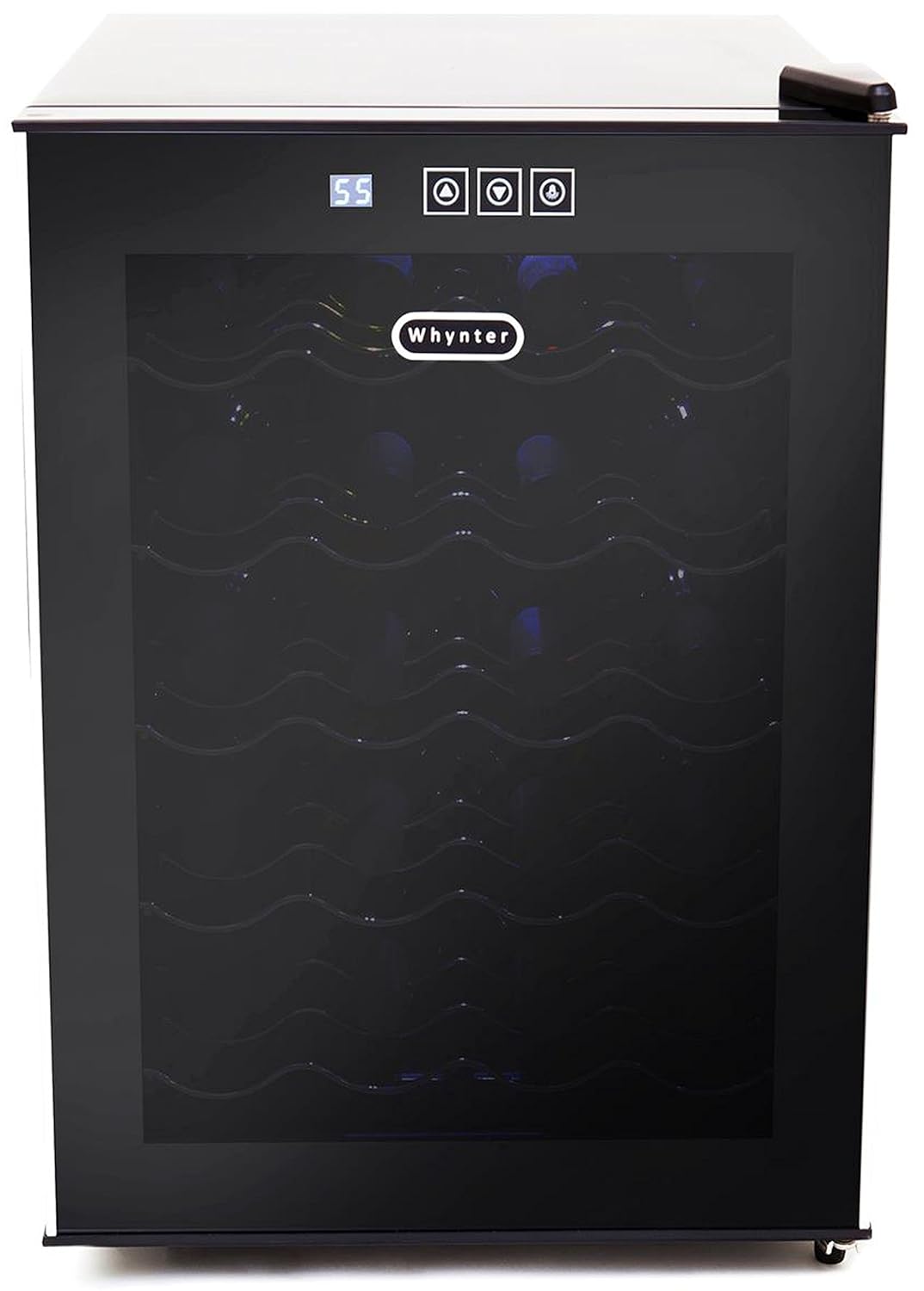 Whynter 20 Bottle Thermoelectric Wine Cooler with Black