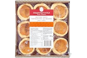 GRANDMOTHERS Grandmother's Bake Shoppe Plain Butter Tarts, 765g/27oz., {Imported from Canada}