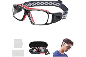 SooGree Sport Goggles Basketball Soccer Football Protective Eyewear Safety Goggles Adult Racquetball Goggles Lens Replaceable