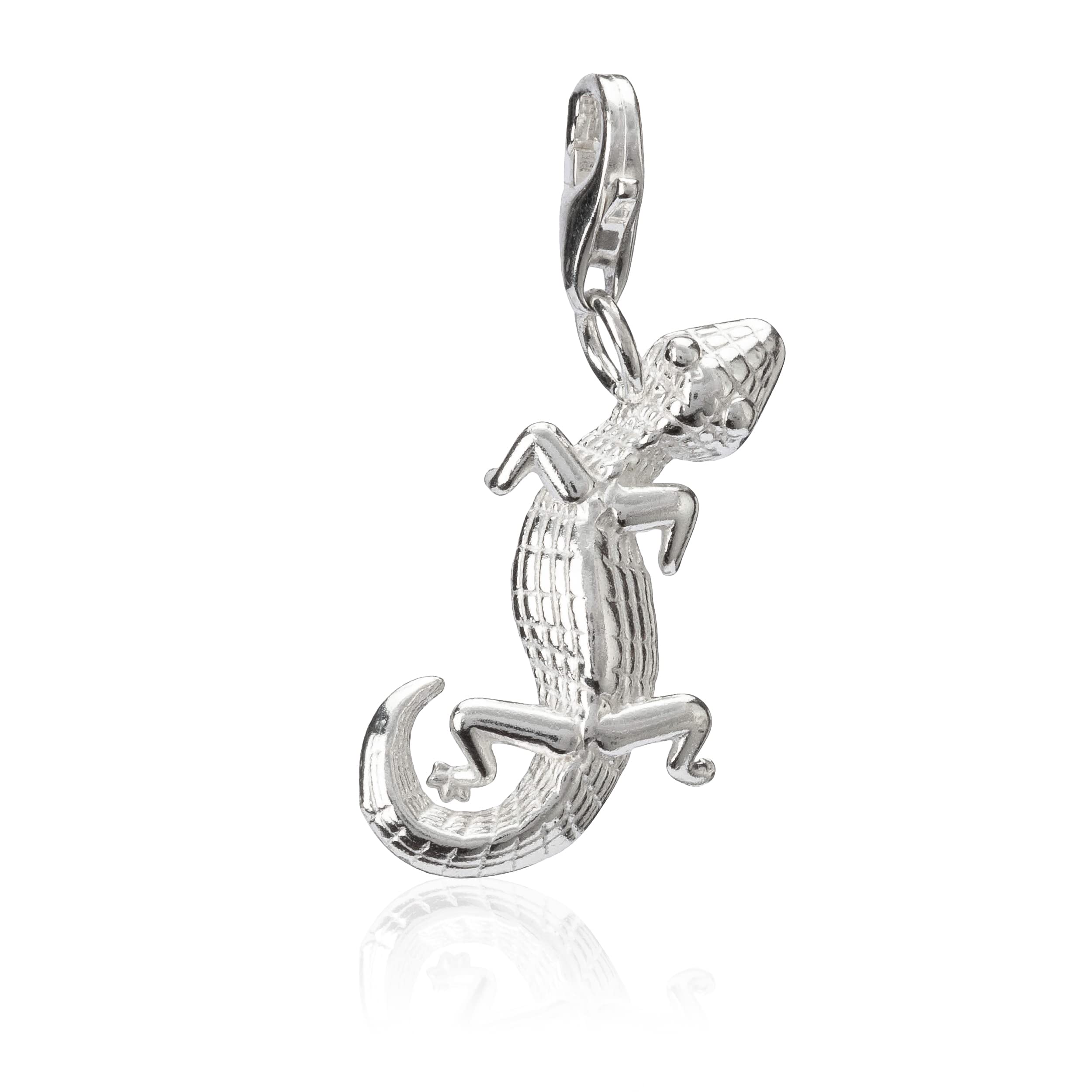 NKlaus charms salamander 925 Silver 23x12mm for charms bracelets 14841