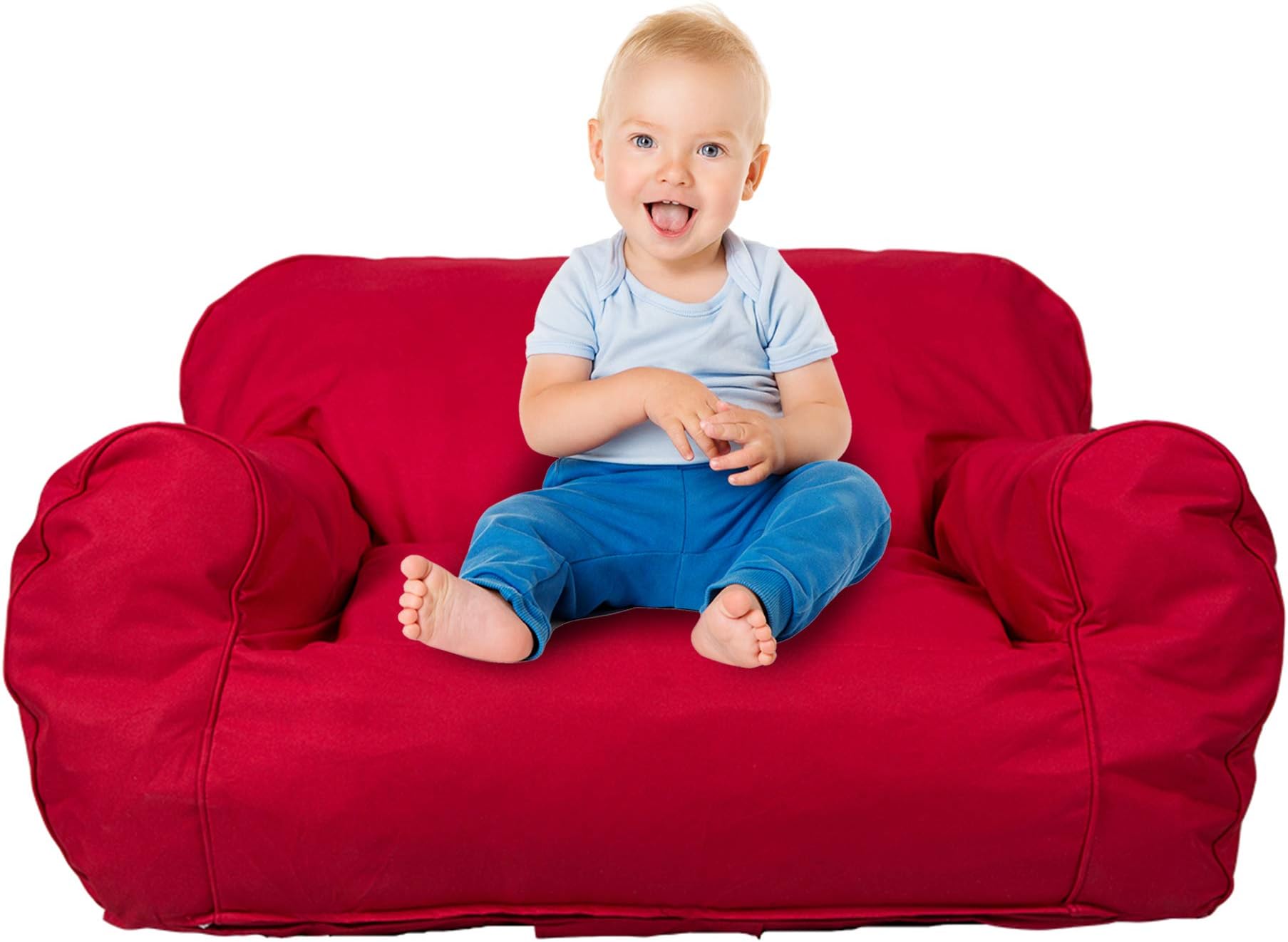 Livebest Soft Bean Bag Chair Self-rebound Sponge Double Kids Lounger Sofa Bean Bags Seats for Toddlers