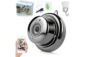 Upgraded Ultra-Invisible No-Plug Camera,Invisible Mini Spy Camera Wireless,Small WiFi Indoor Monitor with App Remote Viewing,