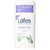 Lafe's Natural Deodorant | 2.25oz Aluminum Free Natural Deodorant Stick for Women & Men | Paraben Free & Baking Soda Free with 24-Hour Protection (Lavender & Aloe, 2.25 Ounce (3-Pack))