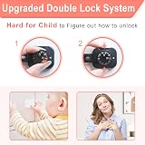 REDTRON Adjustable Cupboard Locks 6 Pack Baby Safety Cabinet Drawer Latches view 3