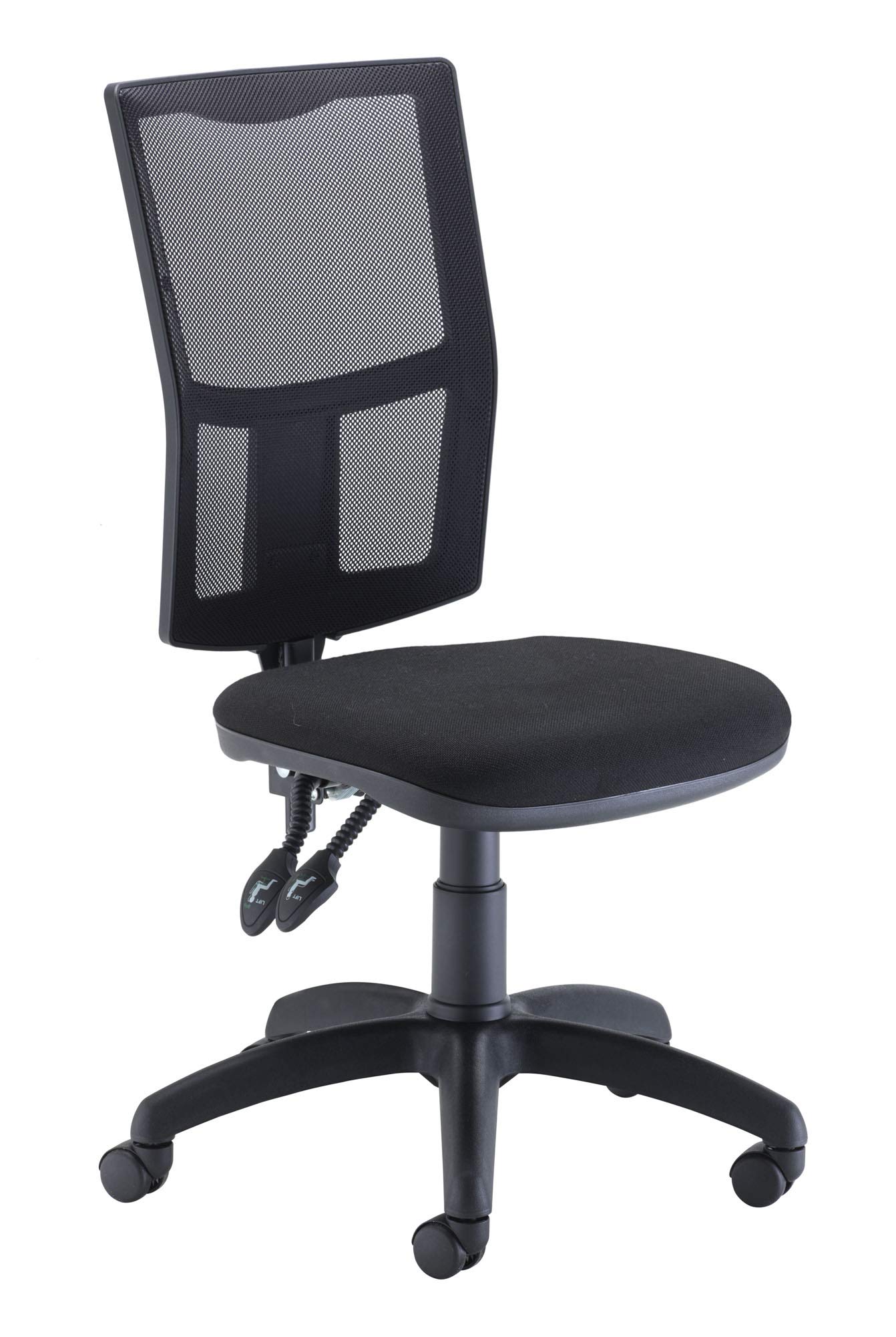 Office Hippo High Back Mesh Desk Chair, Ergonomic Home & Office Chair With Height Adjustable Seat & Lumbar Support For Extra Comfort, Computer Chair For Daily Use - Black