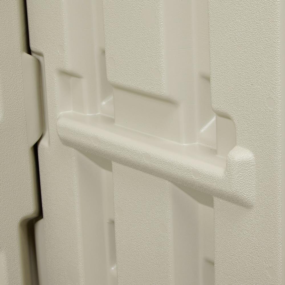 Rubbermaid Outdoor Horizontal Storage Shed, Large, 32 cu. ft., Olive