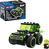 LEGO City Rides – Gaming Race Car Building Toy for Kids - Pretend Play Set for Boys & Girls, Ages 5+ - Toy Car W/Racecar Driv