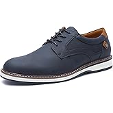 CLOWSE Men's Dress Shoes Casual Business Formal Oxfords Classic Lace Up Work Dress Shoes