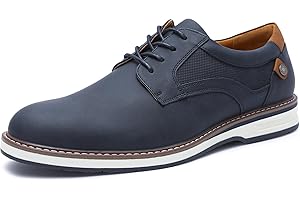 CLOWSE Men's Dress Shoes Casual Business Formal Oxfords Classic Lace Up Work Dress Shoes