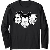 Animaniacs Group Shot Faces Long Sleeve T-Shirt