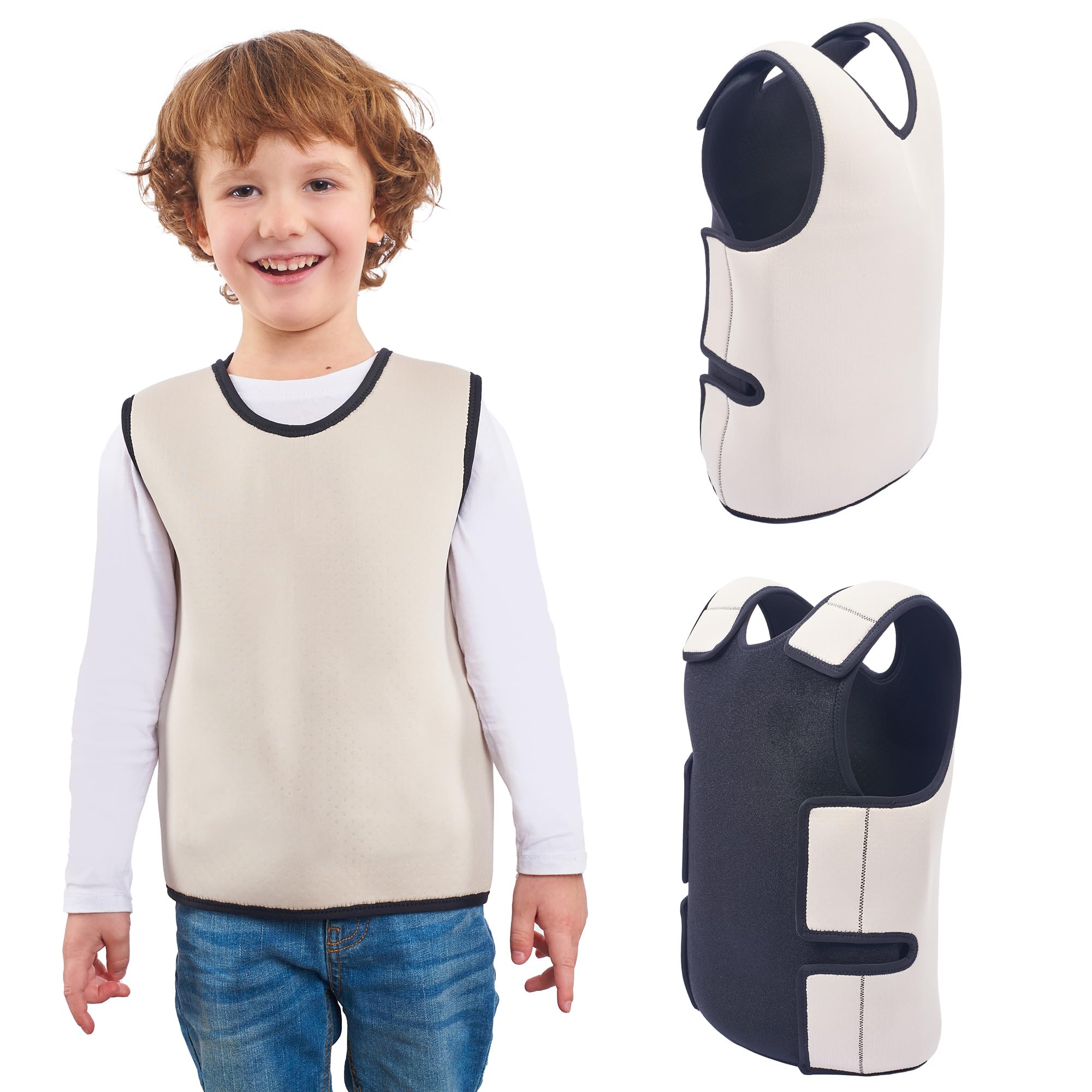Compression Vest for Kids | Sensory Calming Shirt for ADHD & Autism | Deep Pressure Clothing for Focus & Relaxation | Soft & Comfortable Design for Special Needs Children