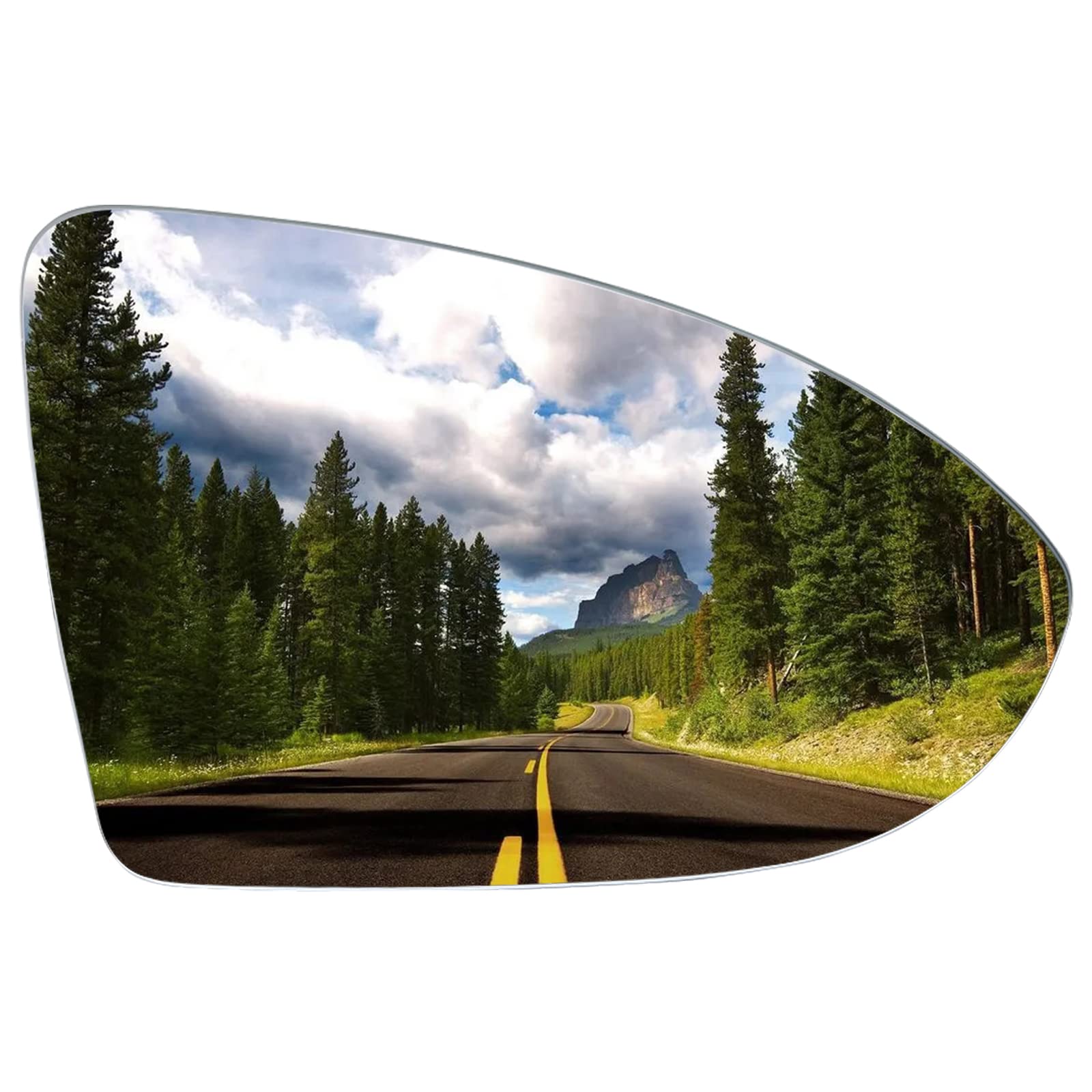 Photo 1 of LOIYLLEN Passenger Side Mirror Replacement for Volkswagen VW Golf MK7, GTI, R, SportWagen, Alltrack, Jetta - Right Heated Mirrors Glass