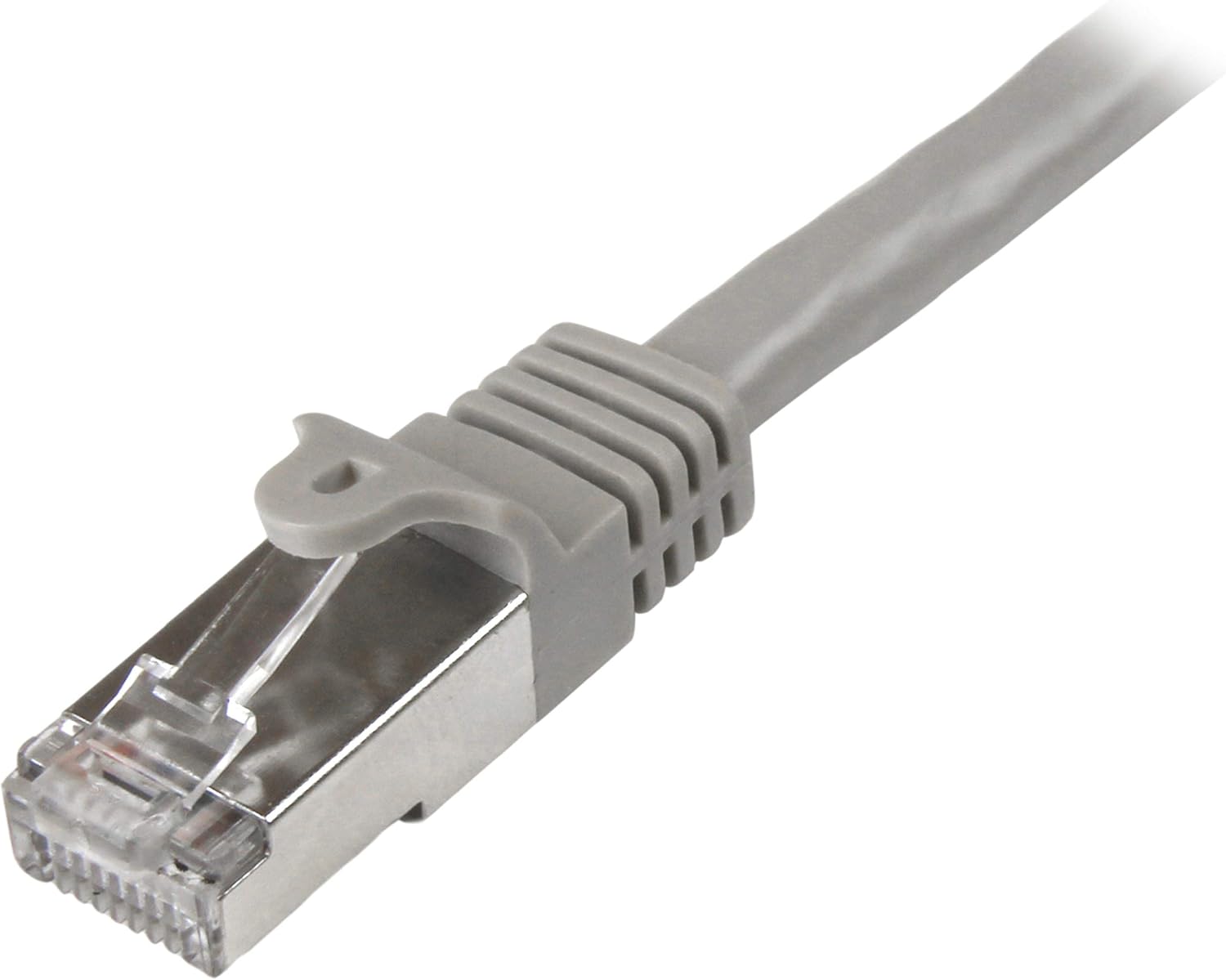 StarTech.com N6SPAT2MGR 2 m Cat6 Patch Cable, Shielded (SFTP) Snagless Gigabit Network Patch Cable - Grey Cat 6 Ethernet Patch Lead - Image 3