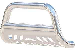 Aries Automotive 35-5005 Stainless Steel Bull Bar with Skid Plate