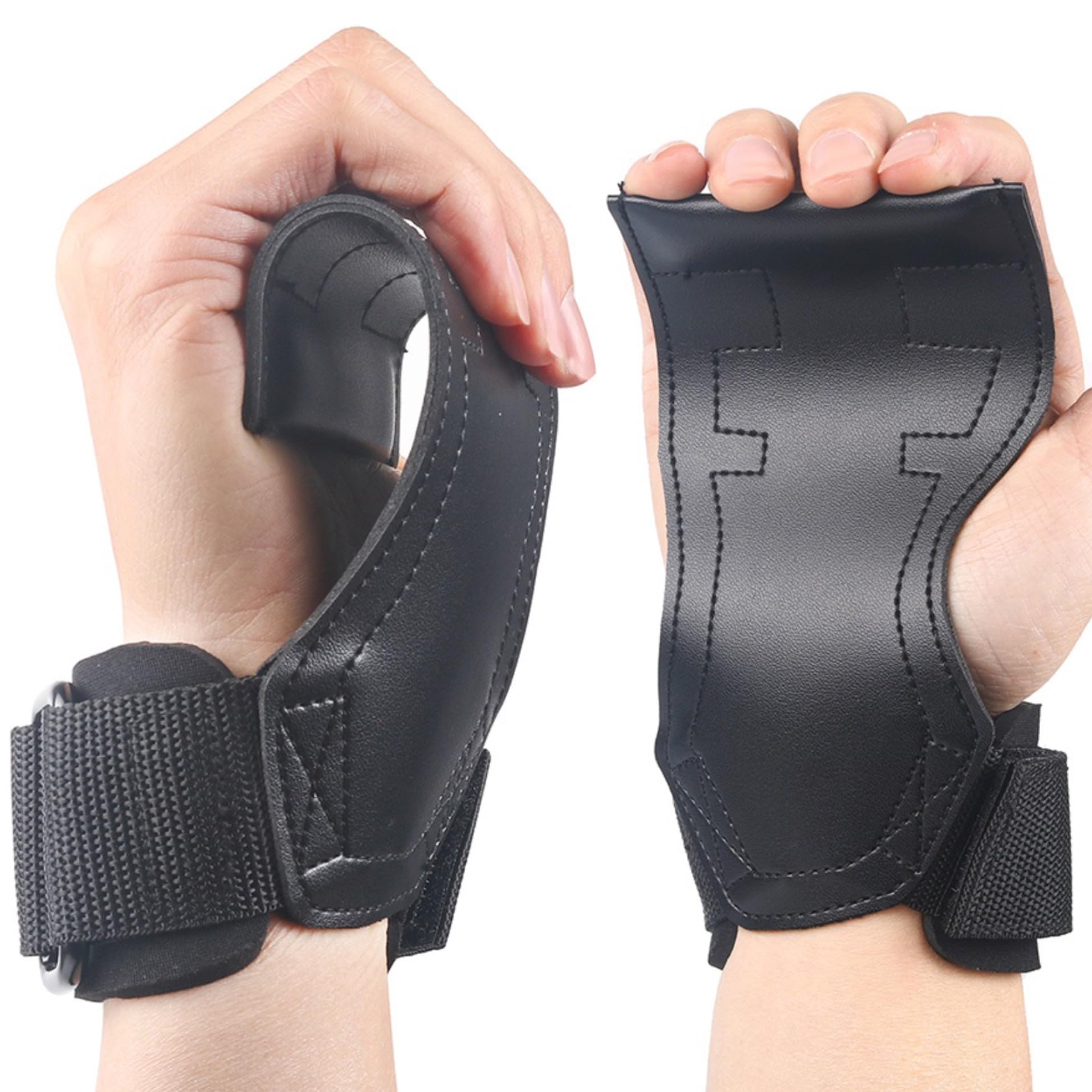 RAXAN Grip Straps Hook Weightlifting Straps/Gloves Perfect for Deadlifting Powerlifting Bodybuilding Rows, and Pull-Ups