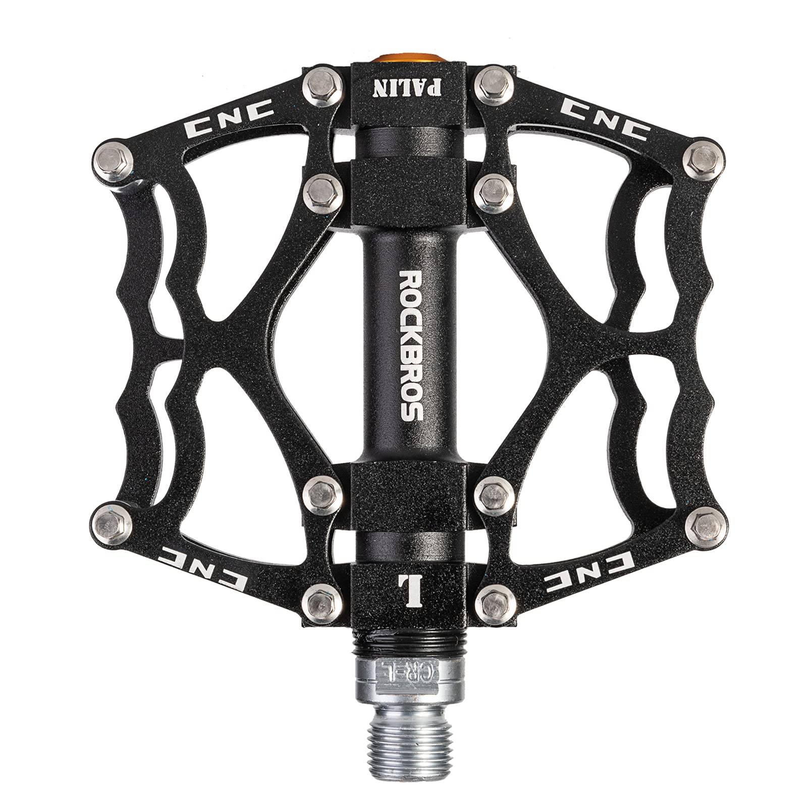 ROCKBROS Bike Pedals Anti-slip Aluminum Alloy Bicycle Pedals Antioxidant Lightweight Road Bike Pedals Waterproof Dustproof Sealed Bearings 9/16''