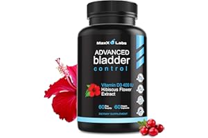 MAXX LABS Advanced Bladder Control Supplements for Women & Men - Supports Urinary Tract Health - Helps Overactive Bladder & Urinary Tract Infection - Cranberry Pills w/Pumpkin Seed Oil Extract