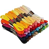 50Pcs Multicolor Embroidery Threads Embroidery Floss Embroidery Floss Cross Stitch Thread For DIY Sewing Embroidery Crafts Ma