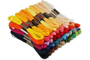 50Pcs Multicolor Embroidery Threads Embroidery Floss Embroidery Floss Cross Stitch Thread For DIY Sewing Embroidery Crafts Ma